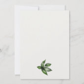Elegant Chic Tropical Rainforest Toucan Wedding Bedankkaart (Achterkant)