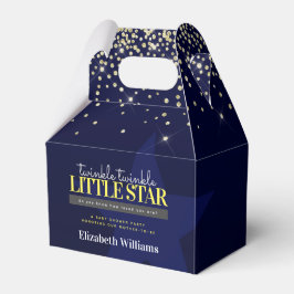 Elegant Chic Twinkle Little Star Baby shower Bedankdoosjes