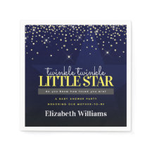 Elegant Chic Twinkle Little Star Baby shower