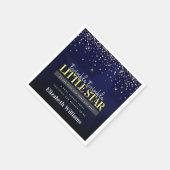 Elegant Chic Twinkle Little Star Baby shower Servet (Hoek)