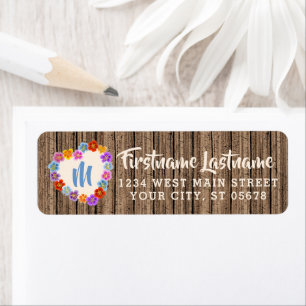 Elegant Chic Typography Script Etiket