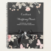 Elegant chic waterverf Floral en vlinder Planner (Voorkant)