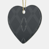 Elegant, chic, weelderig, single line pattern keramisch ornament (Links)