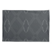 Elegant, chic, weelderig, single line pattern kussensloop (Achterkant)