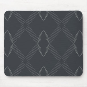 Elegant, chic, weelderig, single line pattern muismat