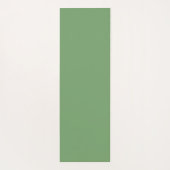 Elegant, Chic White Horses on Laurel Green Yogamat (Achterkant)