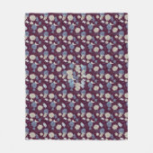 Elegant Chic Wildflower Geel Fleece Deken (Voorkant)