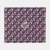 Elegant Chic Wildflower Geel Fleece Deken (Voorkant (Horizontaal))