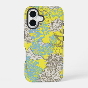 Elegant Chic Wildflower Geel iPhone 16 Hoesje