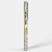 Elegant Chic Wildflower Geel Samsung Galaxy Hoesje (Rechterkant)