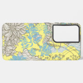 Elegant Chic Wildflower Geel Samsung Galaxy Hoesje (Linkerkant)