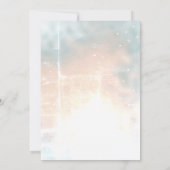 Elegant Chic Wind Chimes, Heart Vrijgezellenfeest Kaart (Achterkant)