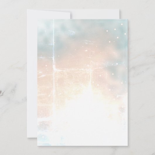 Elegant Chic Wind Chimes, Heart Vrijgezellenfeest Kaart (Achterkant)