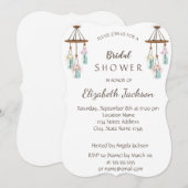 Elegant Chic, Wind Chimes Vrijgezellenfeest Kaart (Voorkant / Achterkant)