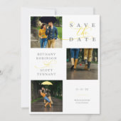 Elegant Chic Yellow 3 Foto's Verfijnd huwelijk (Voorkant)