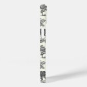 Elegant  Chic Zwart Wit Paard Toile Case-Mate iPhone Case (Achterkant / Rechts)