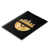 Elegant Chicago Illinois Skyline Vinyl Notitieboek (Linkerzijde)