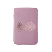 elegant chick clear roos Gold tropische anananas Badmat (Voorkant Verticaal)