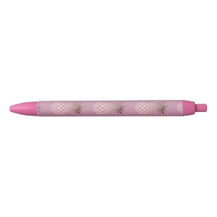elegant chick clear roos Gold tropische anananas Zwarte Inkt Pen