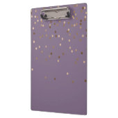 elegant chick glam roos gold confetti stippen viol klembord (Links)