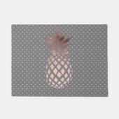 elegant chick roos gouden anananaspeulen deurmat (Voorkant)