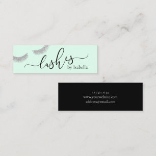 Elegant chick Silver Glitter Munt groene riemen Mini Visitekaartje