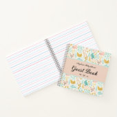 Elegant Chicken Baby shower Gastenboek Notitieboek (Binnen)