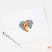Elegant Chihuahua Hart Sticker (Envelop)