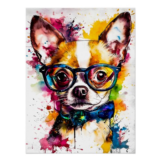 Elegant Chihuahua Perfect Poster (Voorkant)