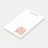 Elegant chihuahua waterverf Notitieblok Post-it® Notes (Schuin)
