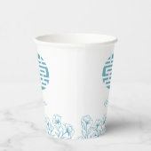 Elegant Chinees Dubbel geluk Bruiloft Papieren Bekers (Rechts)