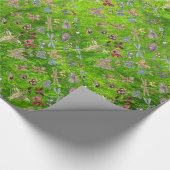 Elegant Chinees Glossy Wrapping Paper Cadeaupapier (Hoek)