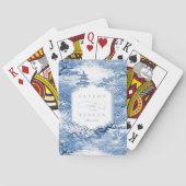 Elegant Chinees Huwelijksgunst ID1094 Pokerkaarten (Achterkant)