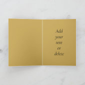 Elegant Chinees Jaar van de Draak Rood en Goud Bedankkaart (Binnen)