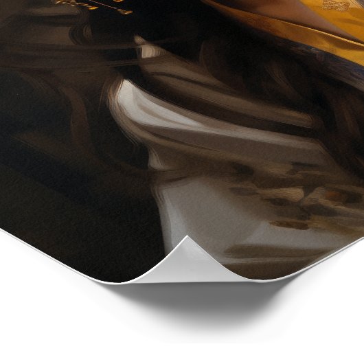 Elegant Chinees Klassiek Stijl Meisje Poster voor  (Hoek)