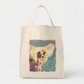 Elegant Chinese Crested Tote Bag (Voorkant)