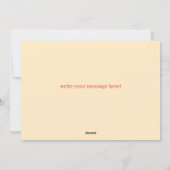 Elegant Chinese New Year Feestdagenkaart (Achterkant)