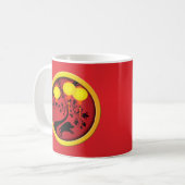 Elegant Chinese New Year Pig Lantaarns Koffiemok (Voorkant links)