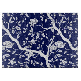 Elegant Chinoiserie Blue & White Snijplank