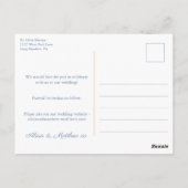 Elegant Chinoiserie Pumpkins Wedding Save the Date Briefkaart (Achterkant)