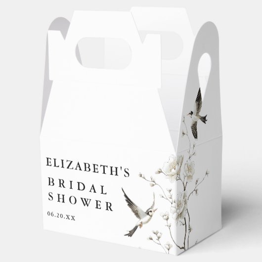 Elegant Chinoiserie Vrijgezellenfeest Dank u Bedankdoosjes (Geopend)