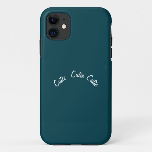 Elegant chique blauw Blauwgroen Case-Mate iPhone Case (Achterkant)