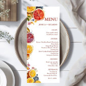 Elegant & Chique Boho bij Wildflower Trouwtafel Menu