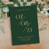 Elegant Chique Bruiloft Datum Non-Foto Opslaan van Save The Date