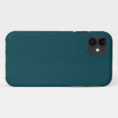Elegant chique donkerblauw Blauwgroen Case-Mate iPhone Case (Achterkant (horizontaal))