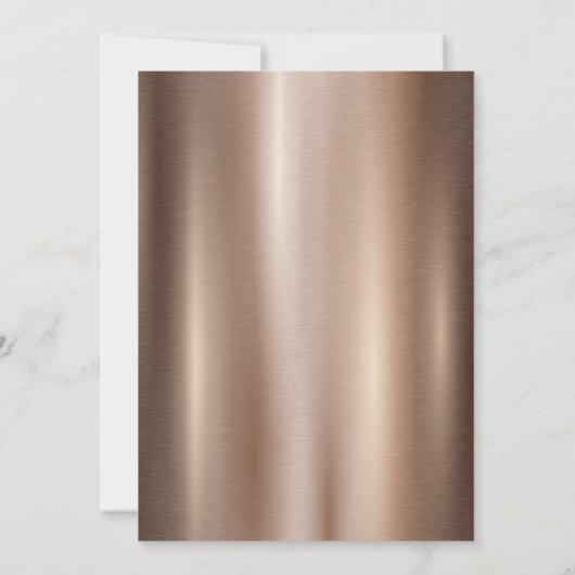 Elegant chique gouden Lijsten diamanten Afstuderen Kaart (Achterkant)