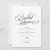 Elegant chique kalligrafie script Vrijgezellenfees Kaart (Voorkant)