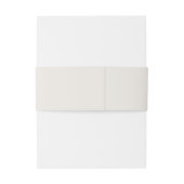 Elegant chique licht grijs bruiloft uitnodigingen wikkel (Achterkant Voorbeeld)