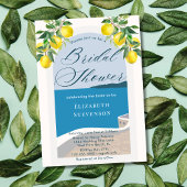 Elegant chique mediterrane kust Vrijgezellenfeest Kaart