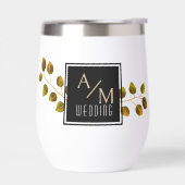 Elegant chique monogram wit (Links)